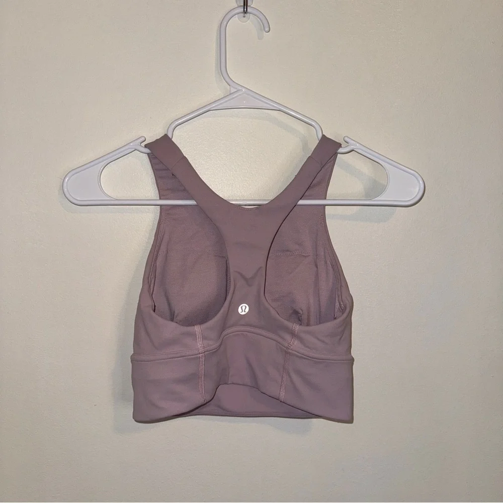 Lululemon Wunder Train Long-Line Bra *Medium Support Lilac Purple 4